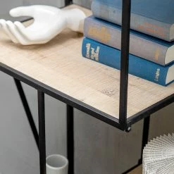 Red Living Regal Cap Cana II - Echtholzfurnier / Metall - Spießtanne / Schwarz -Wohnzimmermöbel boutique en ligne 1000259773 210720 15345700010 DETAILS P000000001000259773