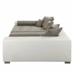 Loftscape Bigsofa Canton I - Kunstleder / Strukturstoff - Weiß / Hellgrau -Wohnzimmermöbel boutique en ligne 1000259786 210426 10174000004 DETAILS P000000001000259786