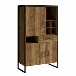 Red Living Wohnwand Turriers (3-teilig) - Fichte Dekor / Matt Schwarz 22 Red Living Wohnwand Turriers (3-teilig) - Fichte Dekor / Matt Schwarz -Wohnzimmermöbel boutique en ligne 1000259843 210413 14132500043 DETAILS P000000001000259843