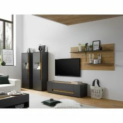 Norrwood TV-Lowboard Olon I - Anthrazit - Breite: 140 cm -Wohnzimmermöbel boutique en ligne 1000260638 210422 08442400033 MOOD DETAILS P000000001000260638 mood