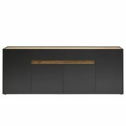 Norrwood Sideboard Olon - Anthrazit - Breite: 220 cm 8 Norrwood Sideboard Olon - Anthrazit - Breite: 220 cm -Wohnzimmermöbel boutique en ligne 1000260644 210420 07401000049 DETAILS P000000001000260644