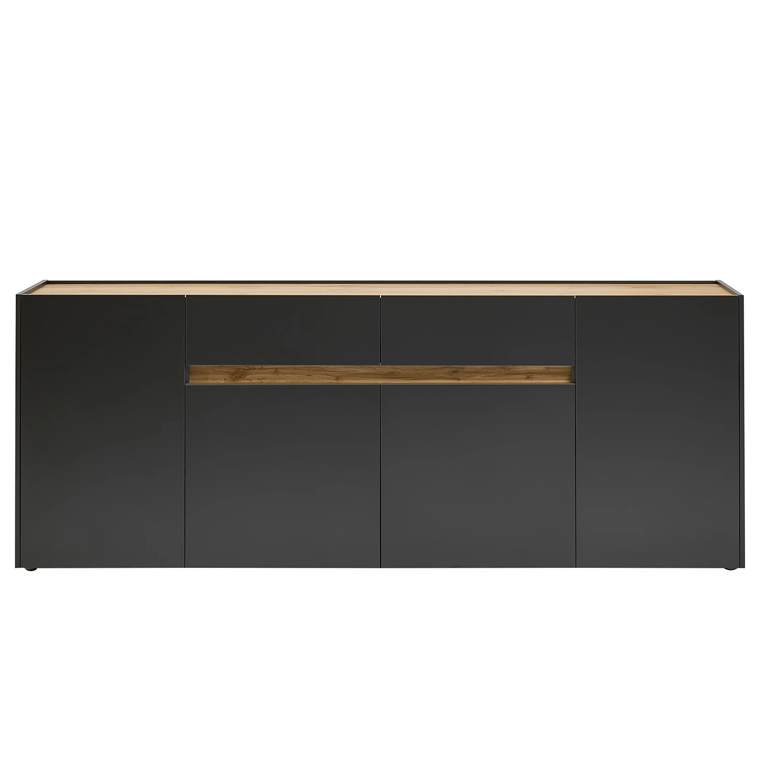 Norrwood Sideboard Olon - Anthrazit - Breite: 220 cm 3 Norrwood Sideboard Olon - Anthrazit - Breite: 220 cm – Bild 3
