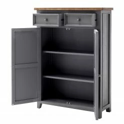 Maison Belfort Vertiko Balignton - Kiefer massiv - Grau -Wohnzimmermöbel boutique en ligne 1000260760 211116 13020100340 DETAILS P000000001000260760