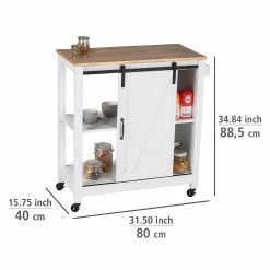 WENKO Servierwagen Landhaus - Kiefer massiv - Weiß / Kiefer 9 WENKO Servierwagen Landhaus - Kiefer massiv - Weiß / Kiefer -Wohnzimmermöbel boutique en ligne 1000260943 210423 13341800135 SKETCH DETAILS P000000001000260943 sketch