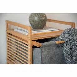 WENKO Beistelltisch Bahari II - Bambus massiv - Bambus / Grau -Wohnzimmermöbel boutique en ligne 1000260949 210423 13354100186 DETAILS P000000001000260949