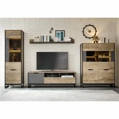 Red Living Standvitrine Cocody - Eiche Montana Dekor / Grau 10 Red Living Standvitrine Cocody - Eiche Montana Dekor / Grau -Wohnzimmermöbel boutique en ligne 1000261310 210426 09125200004 MOOD DETAILS P000000001000261310 mood