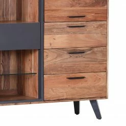 Naturoo Highboard Manabi - Akazie massiv - Akazie / Anthrazit -Wohnzimmermöbel boutique en ligne 1000261420 210430 11583300034 DETAILS P000000001000261420