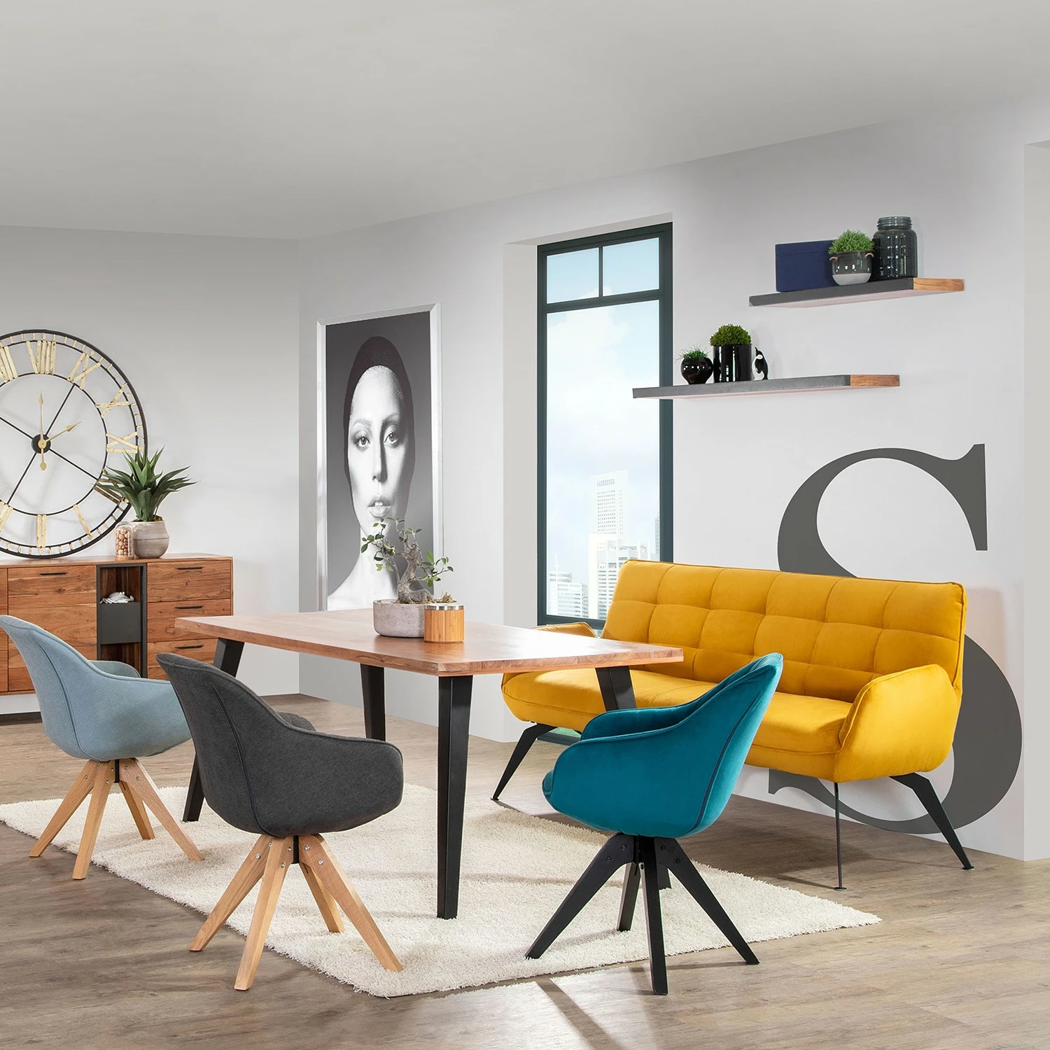 Naturoo Wandboard Manabi - Akazie massiv - Akazie / Anthrazit 3 Naturoo Wandboard Manabi - Akazie massiv - Akazie / Anthrazit – Bild 3