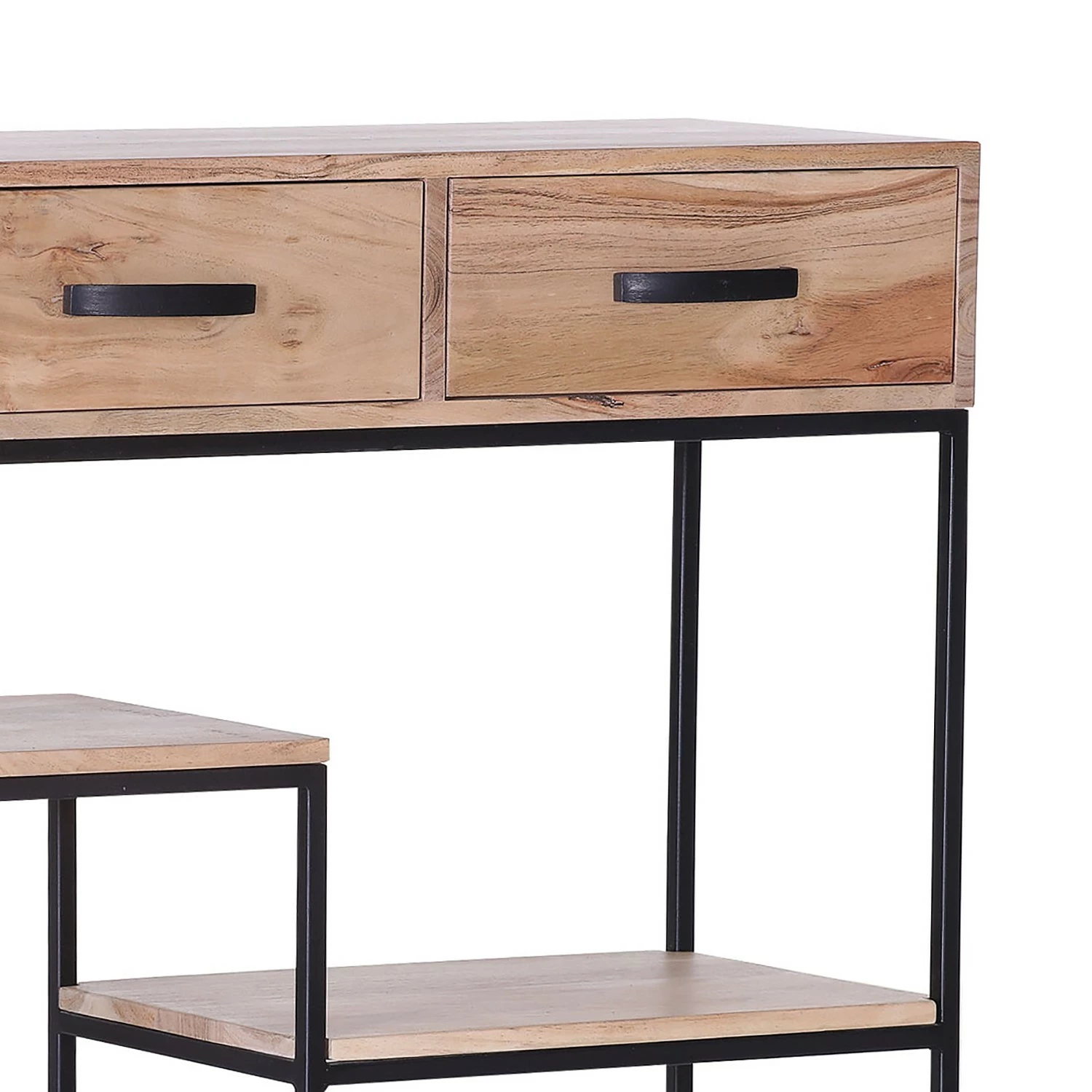 Red Living Konsolentisch Fenay II - Akazie massiv / Metall - Akazie / Schwarz 3 Red Living Konsolentisch Fenay II - Akazie massiv / Metall - Akazie / Schwarz – Bild 3