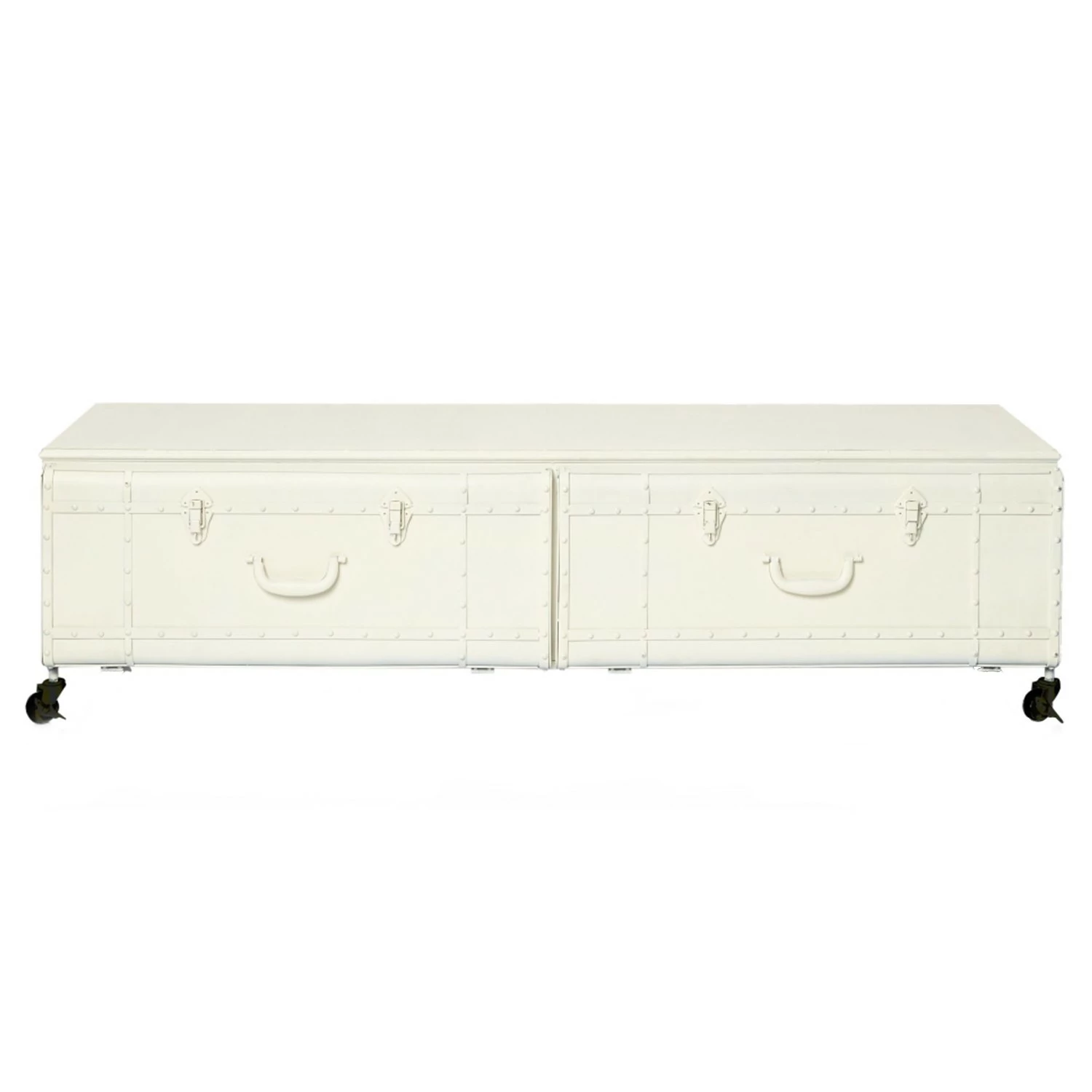 Loftscape TV-Lowboard Vebret - Metall - Cremeweiß 3 Loftscape TV-Lowboard Vebret - Metall - Cremeweiß – Bild 3