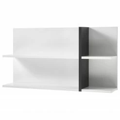 Loftscape Wandregal Muuga - Weiß / Grau