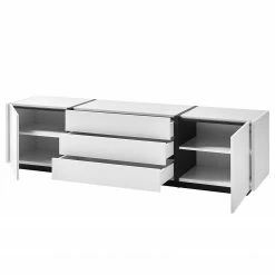 Loftscape TV-Lowboard Muuga I - Weiß / Grau -Wohnzimmermöbel boutique en ligne 1000261764 210422 07560900040 DETAILS P000000001000261764