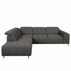 Loftscape Ecksofa Miches - Webstoff - Grau - Ottomane davorstehend links -Wohnzimmermöbel boutique en ligne 1000261770 210608 13484200003 DETAILS P000000001000261770