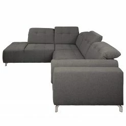 Loftscape Ecksofa Miches - Webstoff - Grau - Ottomane davorstehend links -Wohnzimmermöbel boutique en ligne 1000261770 210608 13484200004 DETAILS P000000001000261770