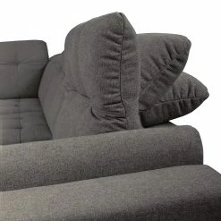 Loftscape Ecksofa Miches - Webstoff - Grau - Ottomane davorstehend links -Wohnzimmermöbel boutique en ligne 1000261770 210608 13484200005 DETAILS P000000001000261770