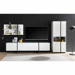 Loftscape Vitrinenschrank Muuga - Weiß / Grau -Wohnzimmermöbel boutique en ligne 1000261772 210422 07563500068 MOOD DETAILS P000000001000261772 mood