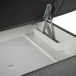 Recamiere Keld - Flachgewebe - Grau - Armlehne davorstehend rechts -Wohnzimmermöbel boutique en ligne 1000262173 220408 090 DETAILS P000000001000262173