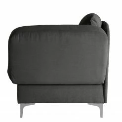 Recamiere Keld - Flachgewebe - Grau - Armlehne davorstehend rechts -Wohnzimmermöbel boutique en ligne 1000262173 220421 050 DETAILS P000000001000262173