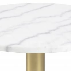 Red Living Beistelltisch Saula - Marmor / Metall - Marmor Weiß / Messing -Wohnzimmermöbel boutique en ligne 1000263255 210430 14472900008 DETAILS P000000001000263255