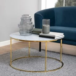 Red Living Couchtisch Ballenita - Glas / Metall - Gold 8 Red Living Couchtisch Ballenita - Glas / Metall - Gold -Wohnzimmermöbel boutique en ligne 1000263266 210430 14472900019 MOOD DETAILS P000000001000263266 mood