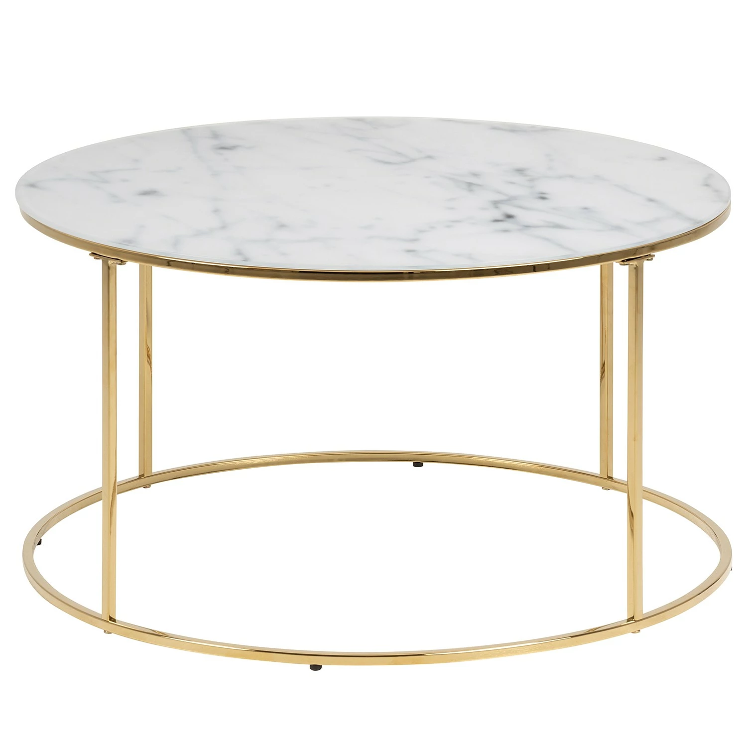 Red Living Couchtisch Ballenita - Glas / Metall - Gold 4 Red Living Couchtisch Ballenita - Glas / Metall - Gold – Bild 4