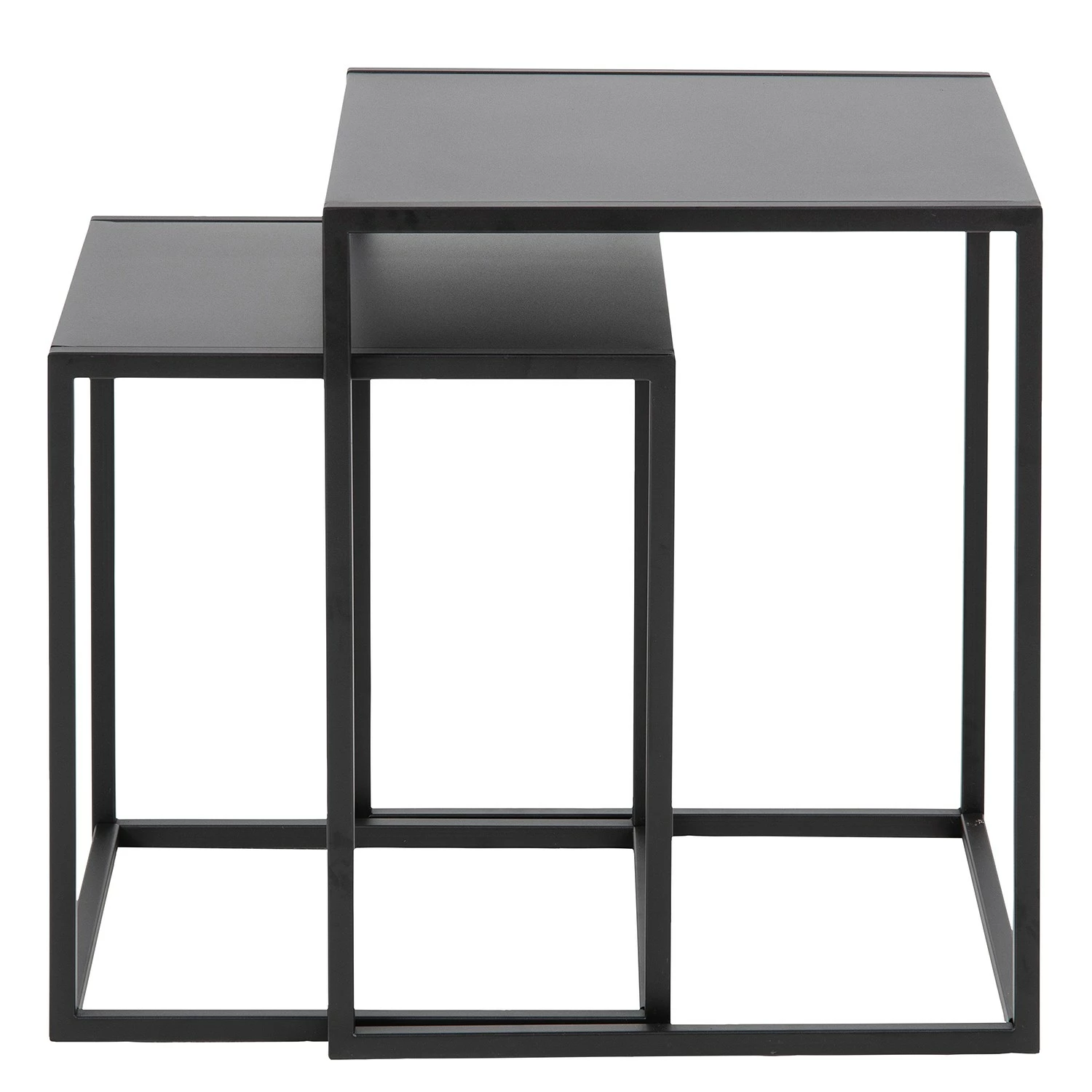 Norrwood Beistelltisch Cascavel II (2er-Set) - Stahl - Schwarz 2 Norrwood Beistelltisch Cascavel II (2er-Set) - Stahl - Schwarz – Bild 2