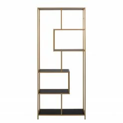 Red Living Regal Coogee I - Schwarz / Gold - Höhe: 185 cm -Wohnzimmermöbel boutique en ligne 1000263276 210430 14473000076 DETAILS P000000001000263276