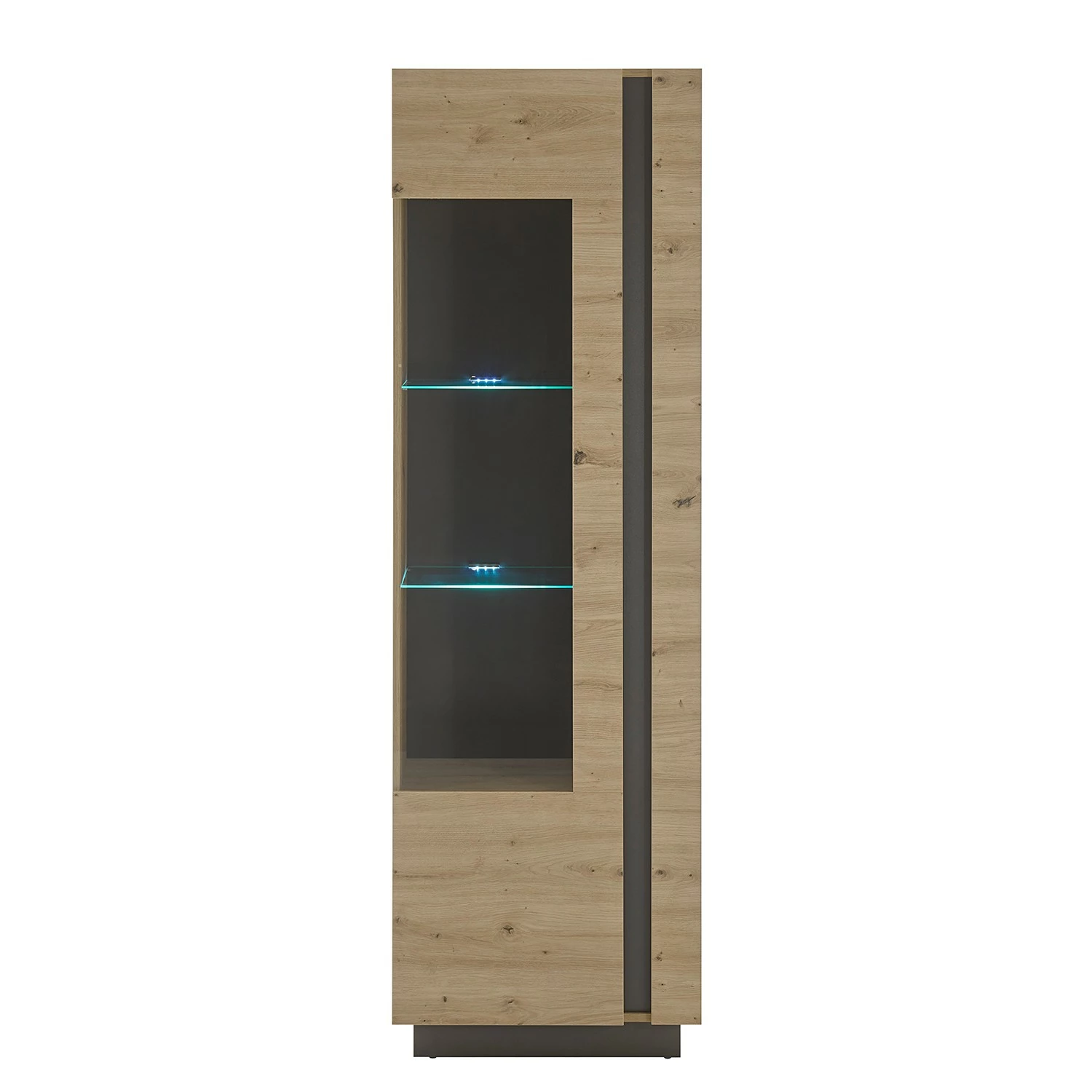 Loftscape Standvitrine Cailla - Eiche Artisan Dekor 5 Loftscape Standvitrine Cailla - Eiche Artisan Dekor – Bild 5