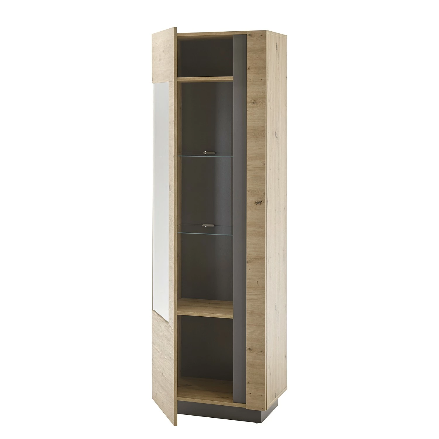 Loftscape Standvitrine Cailla - Eiche Artisan Dekor 6 Loftscape Standvitrine Cailla - Eiche Artisan Dekor – Bild 6