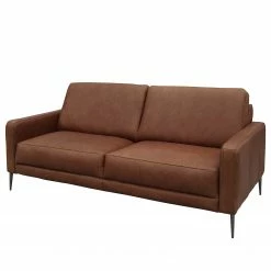 Loftscape Sofa Suzette I (2-Sitzer) - Echtleder - Echtleder Arelia: Muskat