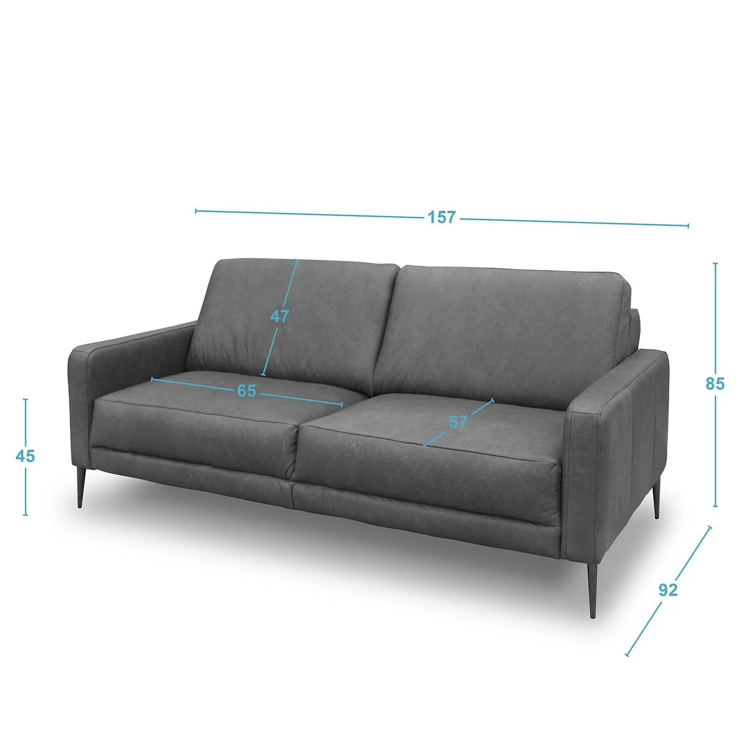 Loftscape Sofa Suzette I (2-Sitzer) - Echtleder - Echtleder Arelia: Muskat 7 Loftscape Sofa Suzette I (2-Sitzer) - Echtleder - Echtleder Arelia: Muskat – Bild 7