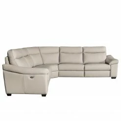 Red Living Ecksofa Sappee - Echtleder Domna: Grau - Elektrisch verstellbar: 2 Motoren mit Kabel -Wohnzimmermöbel boutique en ligne 1000263536 210601 15003300325 DETAILS P000000001000263536
