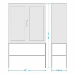Jack & Alice Highboard Puyo - Akazie massiv / Metall - Akazie / Gold 15 Jack & Alice Highboard Puyo - Akazie massiv / Metall - Akazie / Gold -Wohnzimmermöbel boutique en ligne 1000264951 220118 131412000510 SKETCH DETAILS P000000001000264951 sketch