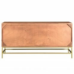 Jack & Alice Sideboard Puyo - Akazie massiv / Metall - Akazie / Gold -Wohnzimmermöbel boutique en ligne 1000264972 220118 13141300086 DETAILS P000000001000264972