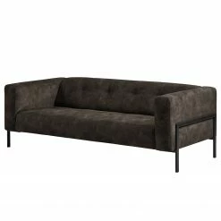 Mørteens Sofa Vernioz (3-Sitzer) - Webstoff - Webstoff Adela: Graubraun