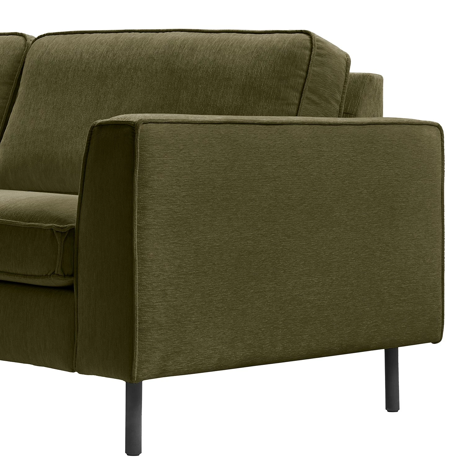 Mørteens Ecksofa Monblanc - Webstoff - Webstoff Velia: Dunkelgrün - Ottomane davorstehend links 7 Mørteens Ecksofa Monblanc - Webstoff - Webstoff Velia: Dunkelgrün - Ottomane davorstehend links – Bild 7