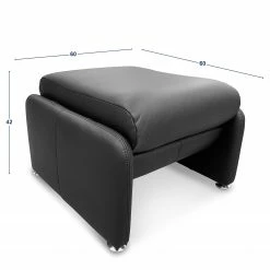 Modoform Polsterhocker Capri - Echtleder - Echtleder Mabel: Rot -Wohnzimmermöbel boutique en ligne 1000266214 210602 09491800006 DETAILS P000000001000266214