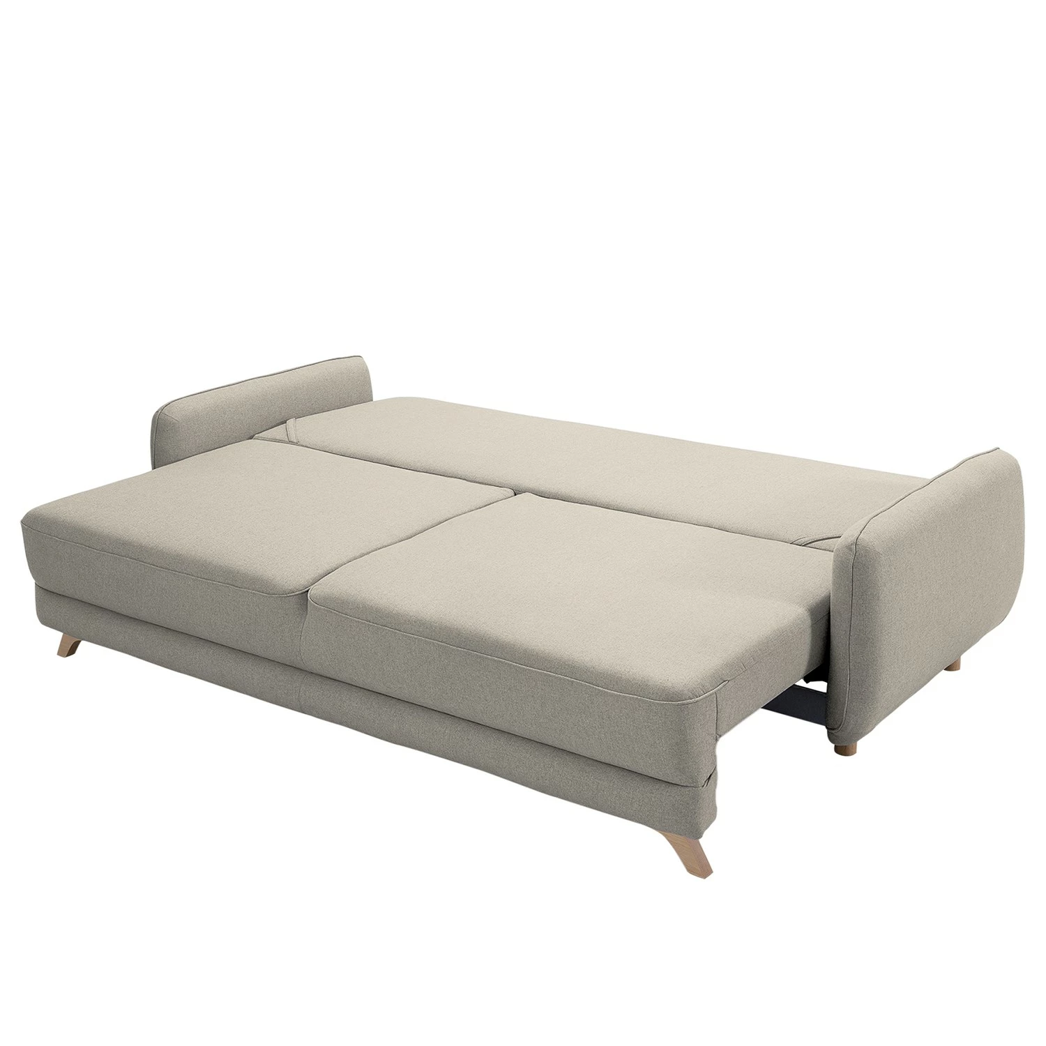 Norrwood Schlafsofa Cadis - Webstoff - Webstoff Ramse: Hellbraun 2 Norrwood Schlafsofa Cadis - Webstoff - Webstoff Ramse: Hellbraun – Bild 2
