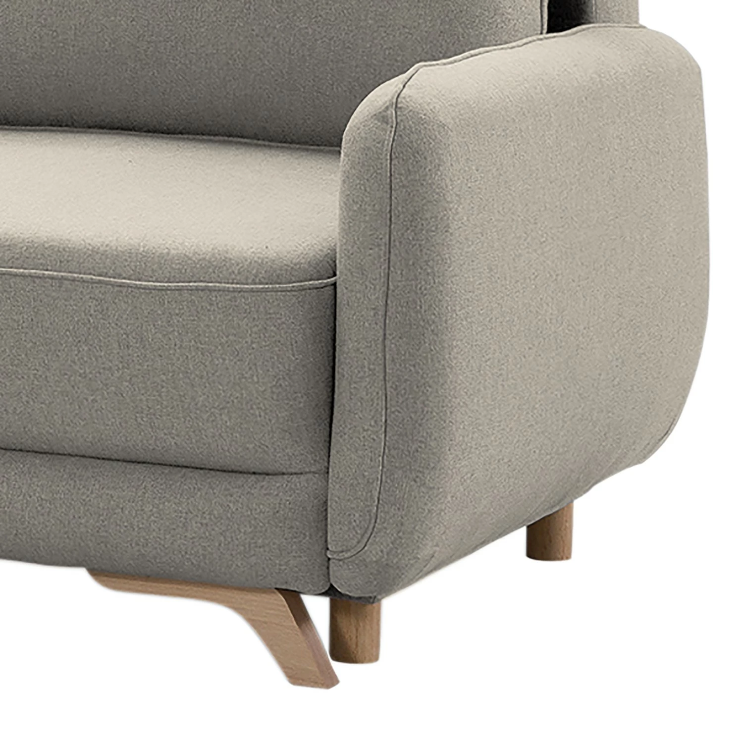 Norrwood Schlafsofa Cadis - Webstoff - Webstoff Ramse: Hellbraun 9 Norrwood Schlafsofa Cadis - Webstoff - Webstoff Ramse: Hellbraun – Bild 9