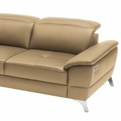 Loftscape Ecksofa Bussy - Echtleder - Echtleder Poas: Cappuccino - Ottomane davorstehend links - Mit Schlaffunktion -Wohnzimmermöbel boutique en ligne 1000266791 211018 111408000116 DETAILS P000000001000266791