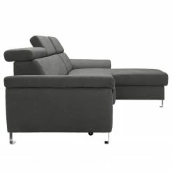Loftscape Ecksofa Busene I - Microfaser - Microfaser Enza: Dunkelgrau - Longchair davorstehend rechts - Mit Schlaffunktion -Wohnzimmermöbel boutique en ligne 1000266871 210527 11200801246 DETAILS P000000001000266871
