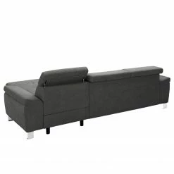 Loftscape Ecksofa Busene I - Microfaser - Microfaser Enza: Dunkelgrau - Longchair davorstehend rechts - Mit Schlaffunktion -Wohnzimmermöbel boutique en ligne 1000266871 210527 11200801247 DETAILS P000000001000266871