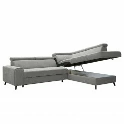 Loftscape Ecksofa Cadima I - Microfaser - Microfaser Enza: Grau - Ottomane davorstehend rechts - Mit Schlaffunktion -Wohnzimmermöbel boutique en ligne 1000266894 210527 11203301528 DETAILS P000000001000266894