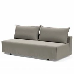 Innovation Möbel Schlafsofa Revivus - Webstoff - Lichtgrau - Mit Schlaffunktion