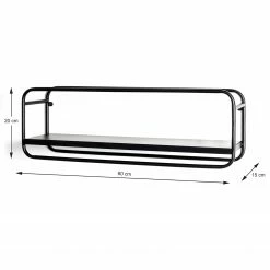 Loftscape Wandregal Botto - Metall - Schwarz -Wohnzimmermöbel boutique en ligne 1000267391 210518 16033100016 DETAILS P000000001000267391