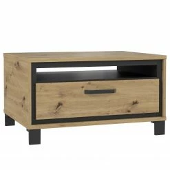 Red Living Couchtisch Egan I - Eiche Artisan Dekor / Eiche Schwarz Dekor