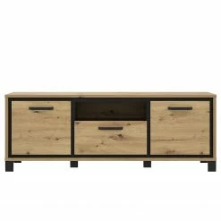 Red Living TV-Lowboard Egan - Eiche Artisan Dekor / Eiche Schwarz Dekor -Wohnzimmermöbel boutique en ligne 1000270217 210609 06154000056 DETAILS P000000001000270217