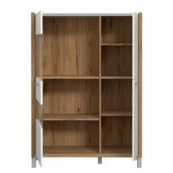 Norrwood Highboard Boyd III - Weiß / Eiche Dekor -Wohnzimmermöbel boutique en ligne 1000270229 210609 06155500126 DETAILS P000000001000270229