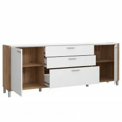 Norrwood Sideboard Boyd II - Weiß / Eiche Dekor -Wohnzimmermöbel boutique en ligne 1000270234 210609 06155700168 DETAILS P000000001000270234