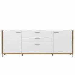 Norrwood Sideboard Boyd II - Weiß / Eiche Dekor -Wohnzimmermöbel boutique en ligne 1000270234 210609 06155700170 DETAILS P000000001000270234